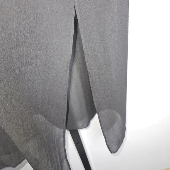 Eileen Fisher Sheer 100% Silk Georgette Jacket – Oversized Petite Small, NWOT - Picture 9 of 11